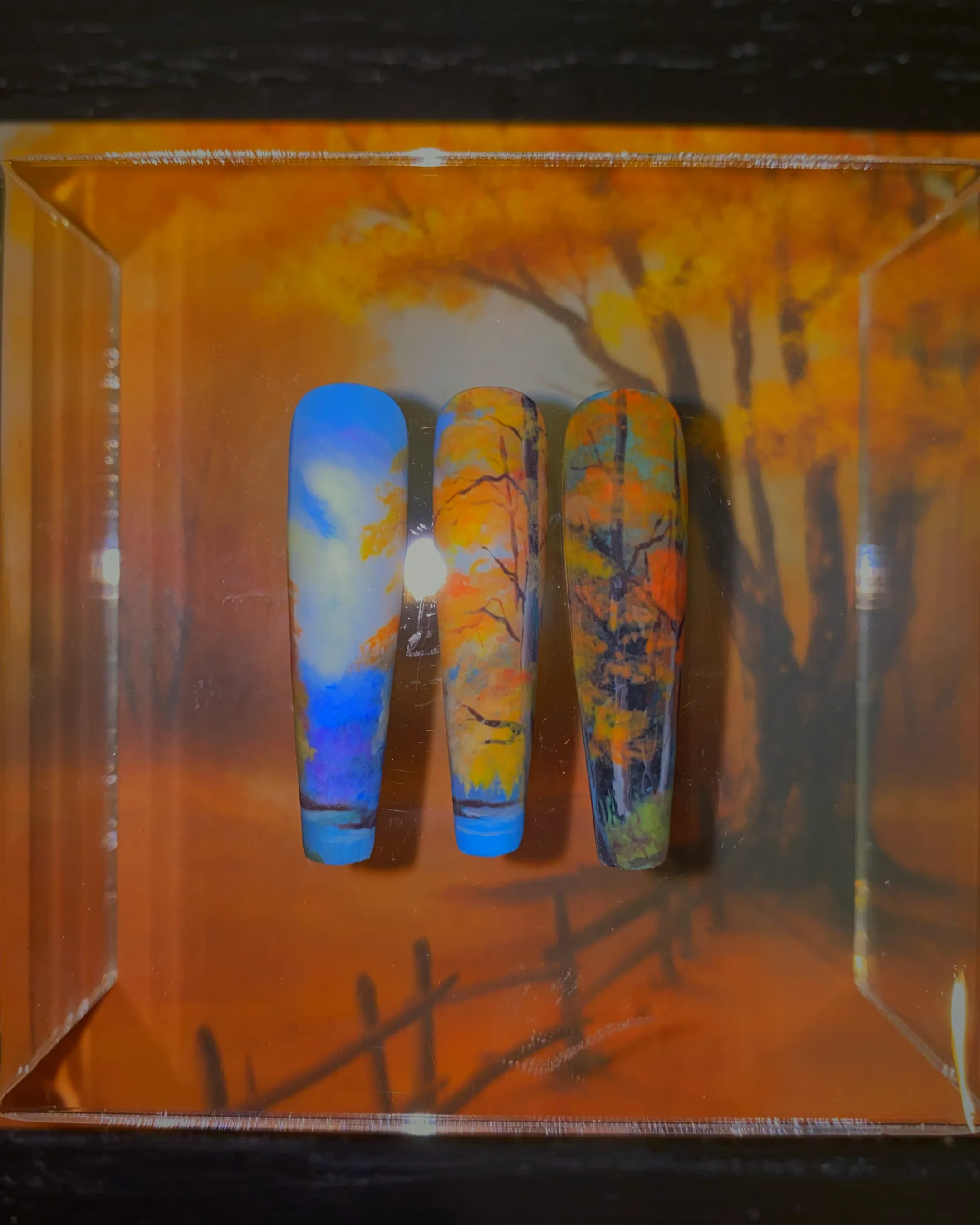 Custom Bob Ross Press-Ons