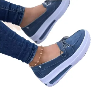 Ladmiple Shoes For Women Sneakers Trendy Slip on Canvas Walking Shoes Fashion Casual Summer Comfortable Flats Loafers