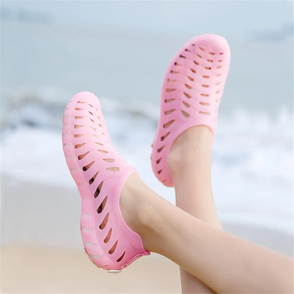 LEADER SHOW Women's Fashion Hollow Soft Water Shoes Summer Breathable Garden Beach Sandals