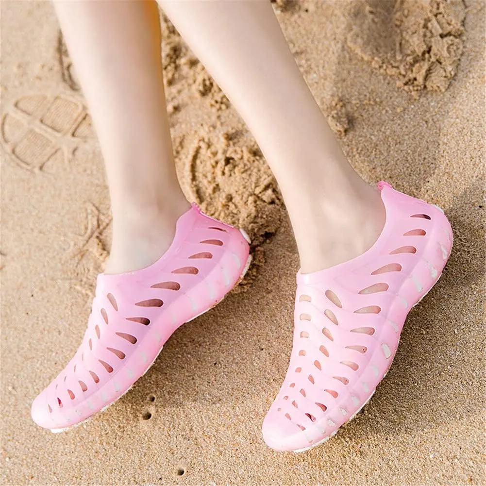 LEADER SHOW Women's Fashion Hollow Soft Water Shoes Summer Breathable Garden Beach Sandals