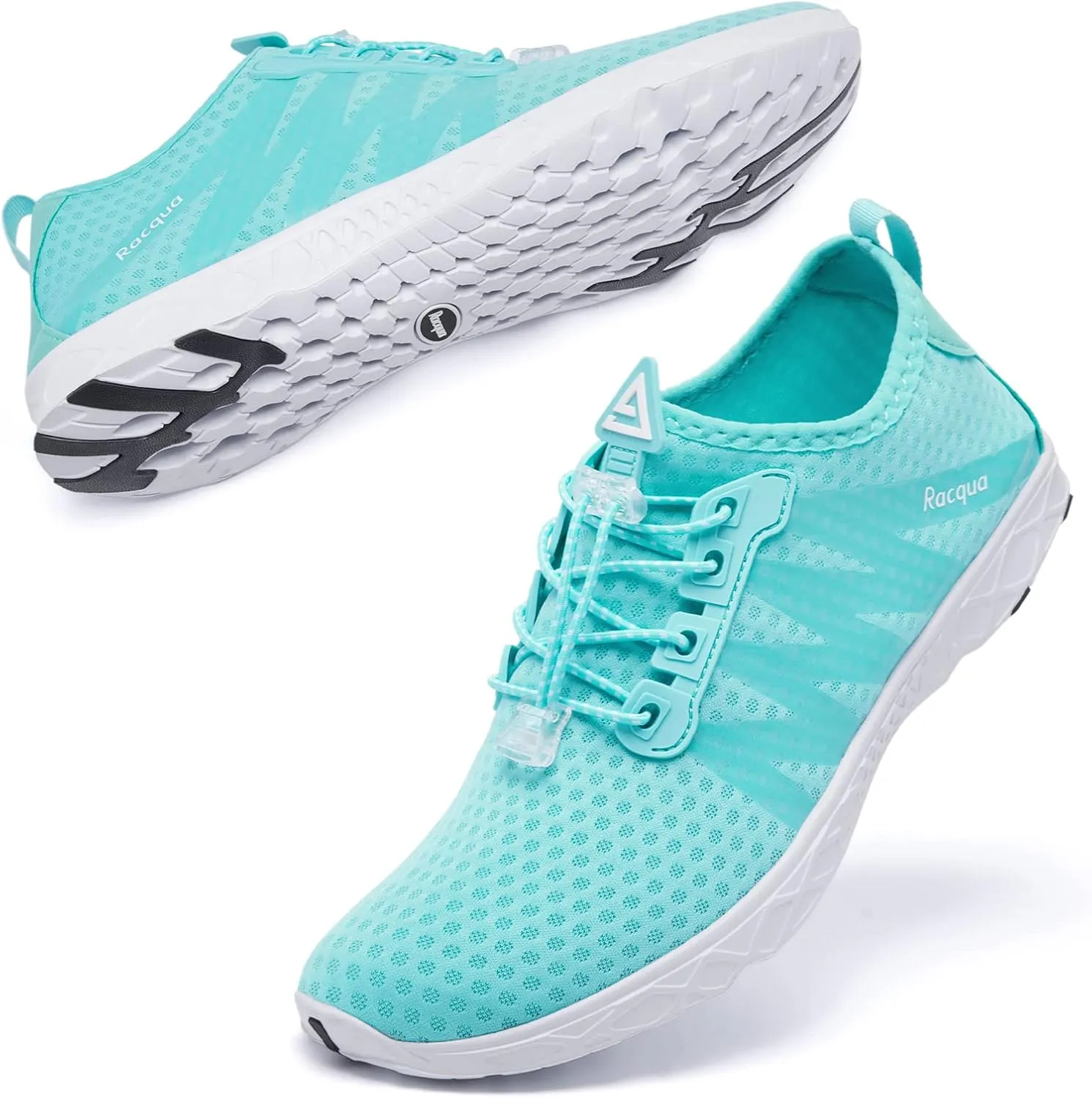 Racqua Women Men Breathable Mesh Water Shoes