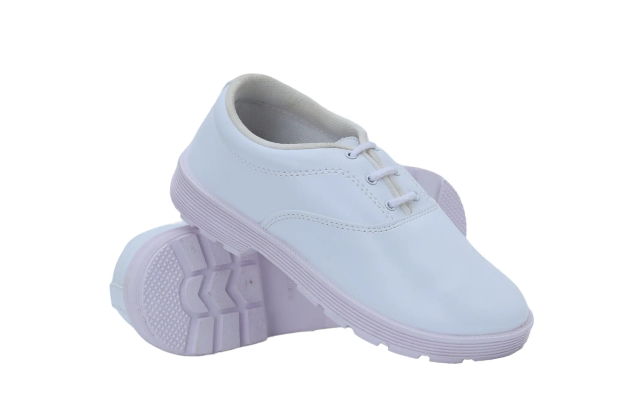 School Shoe Boys (White 11  Yrs) 59915