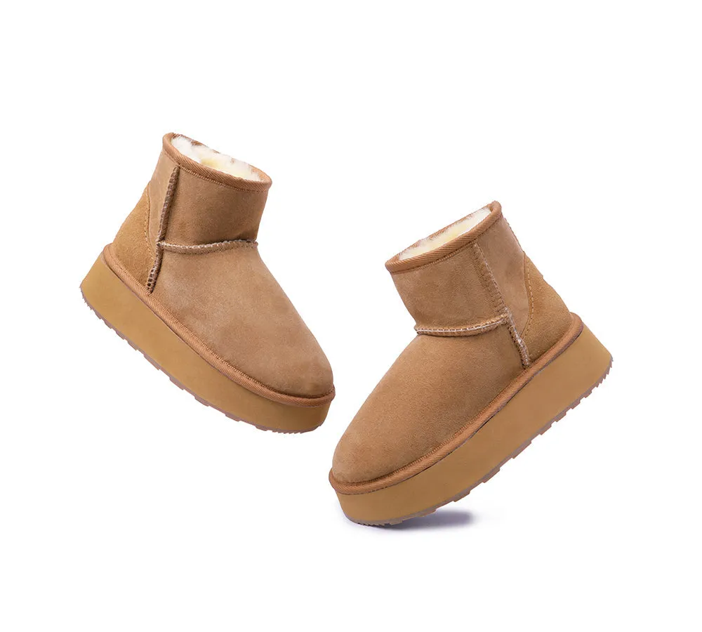 Urban UGG® UGG Boots Australian Made Sheepskin Wool Ankle Mini Platform