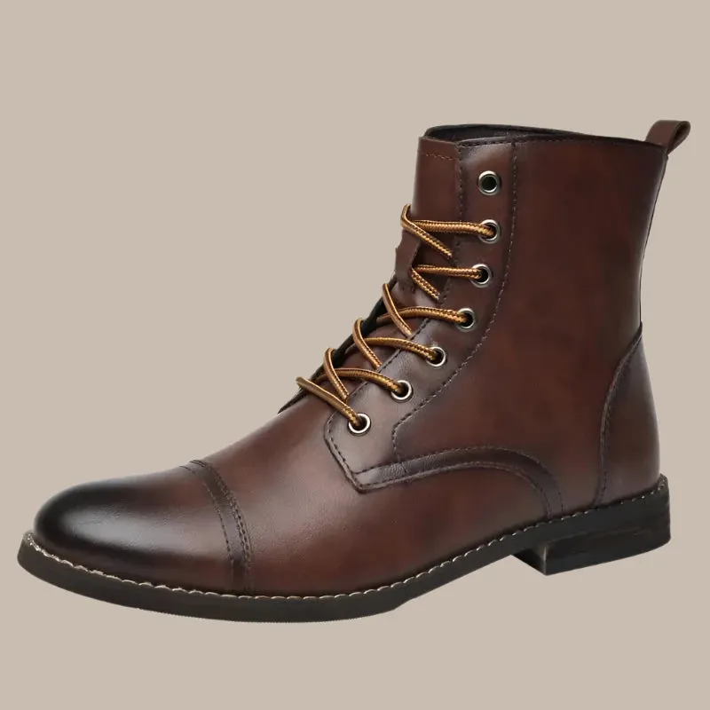 Winter Fashion Leather Men Boots