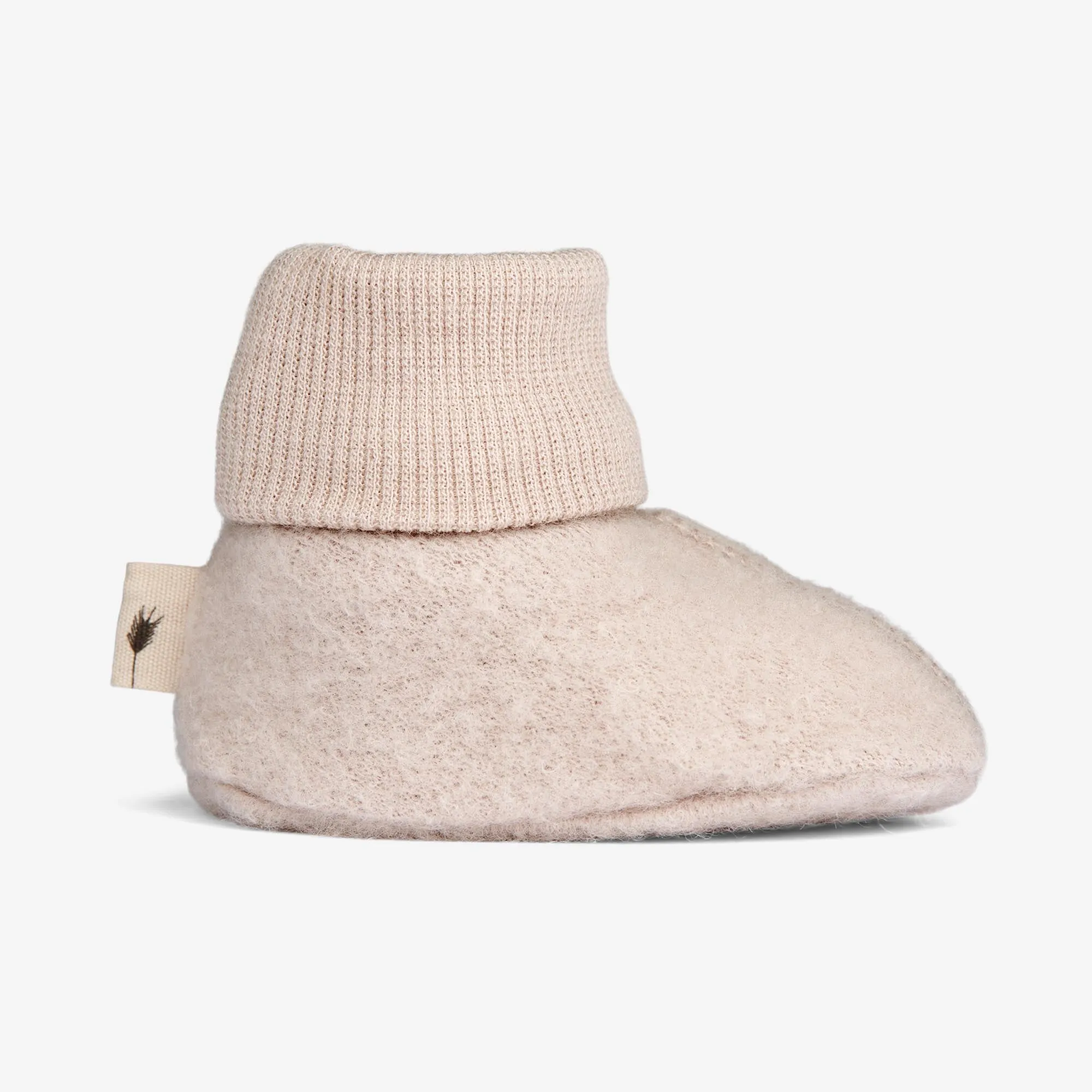 Wool Fleece Booties | Baby - pale lilac